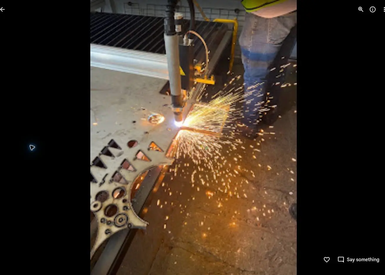 CNC plasma cutting